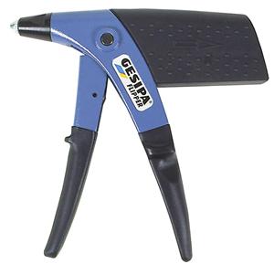 Flipper Hand Riveter with mandrel collection